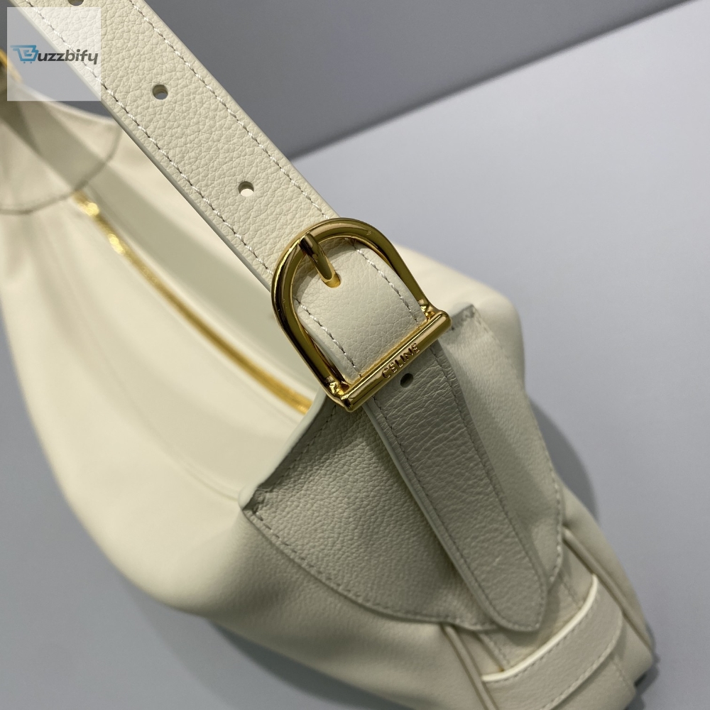 Celine Medium Romy In Supple White For Women 13In34cm 197443Dpj.01Rc