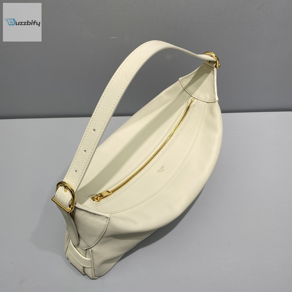 Celine Medium Romy In Supple White For Women 13In34cm 197443Dpj.01Rc