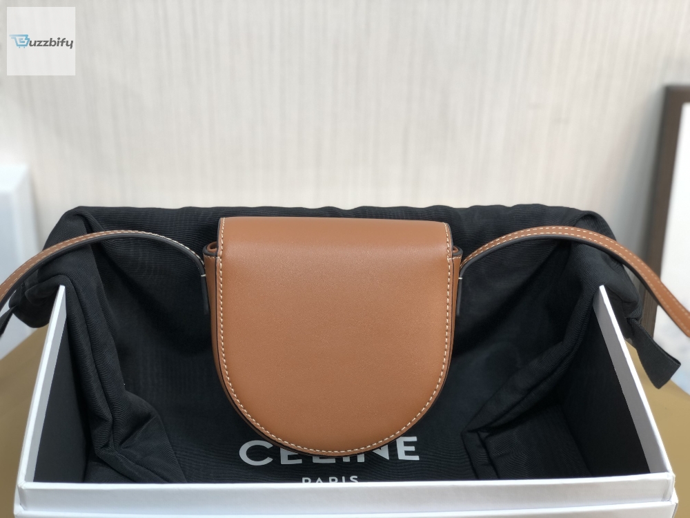 Celine Mini Besace Cuir Triomphe Brown For Women 4In11cm 10J303dpq.04Lu