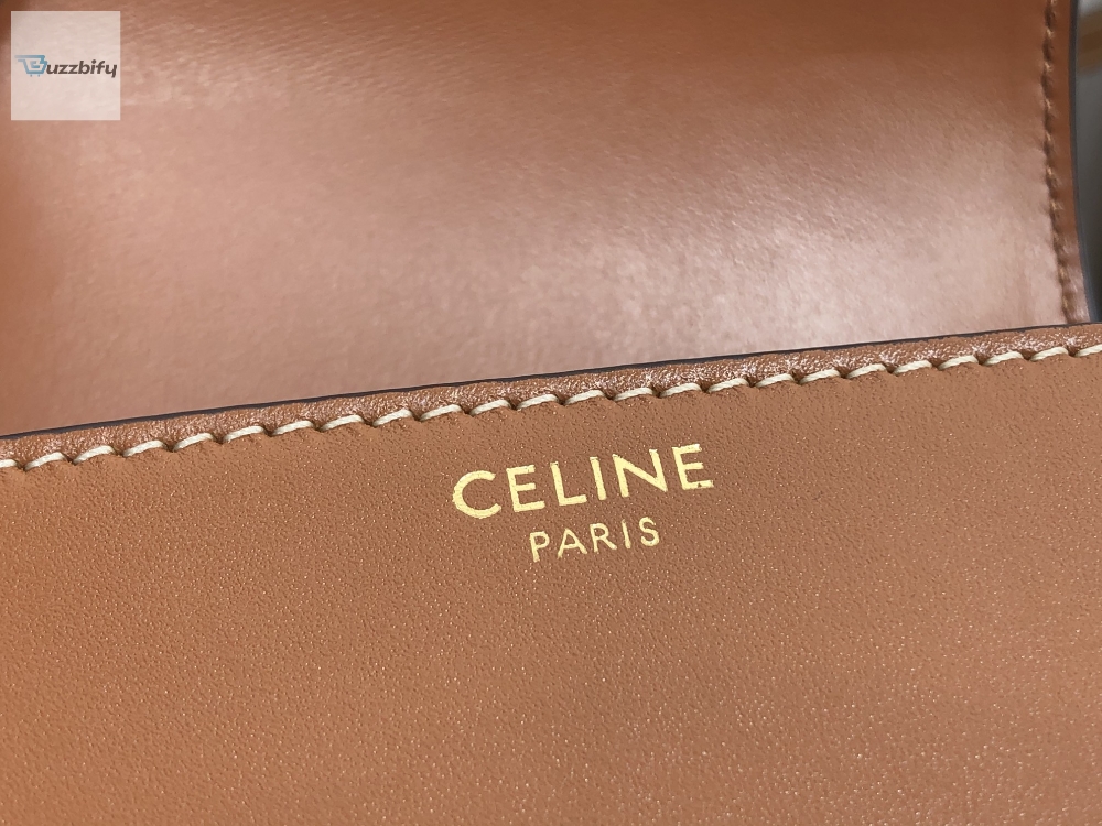 Celine Mini Besace Cuir Triomphe Brown For Women 4In11cm 10J303dpq.04Lu