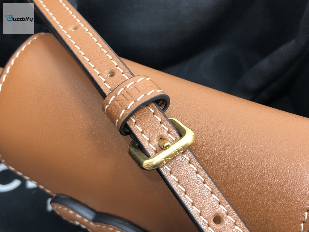 Celine Mini Besace Cuir Triomphe Brown For Women 4In11cm 10J303dpq.04Lu