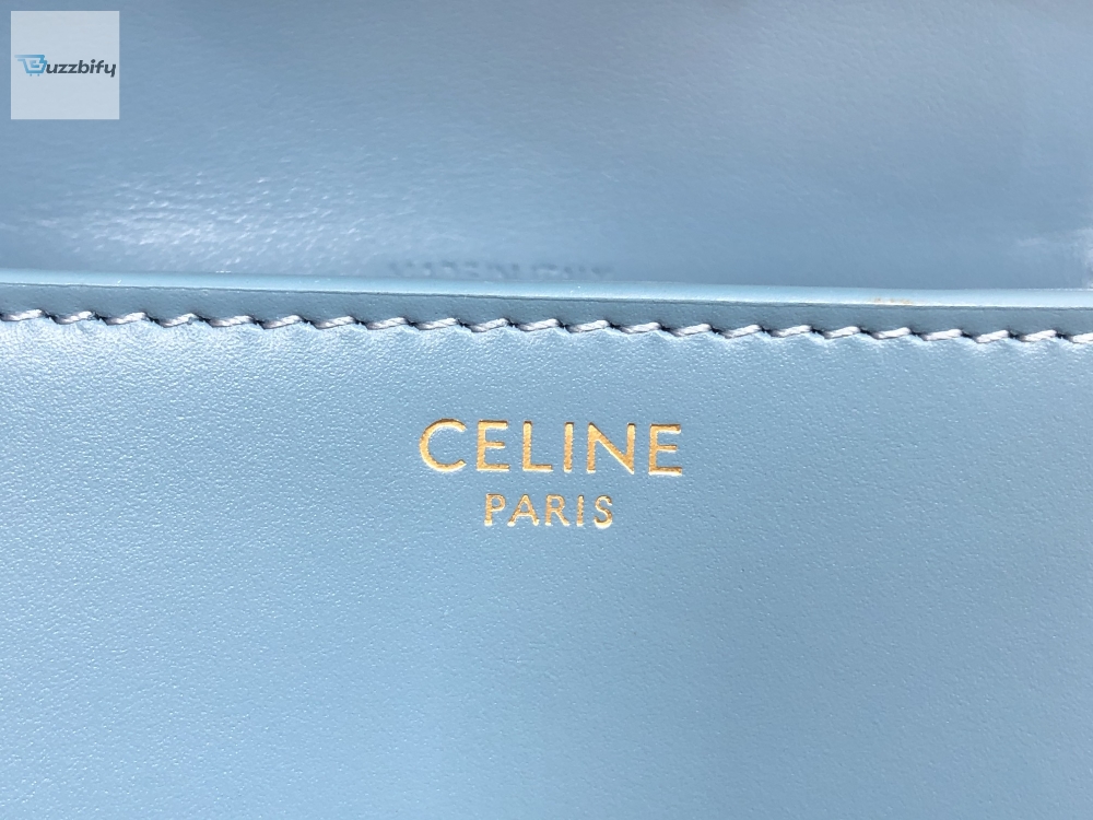 Celine Mini Besace Cuir Triomphe Demin For Women 4In11cm 10J303dpq.07Dd