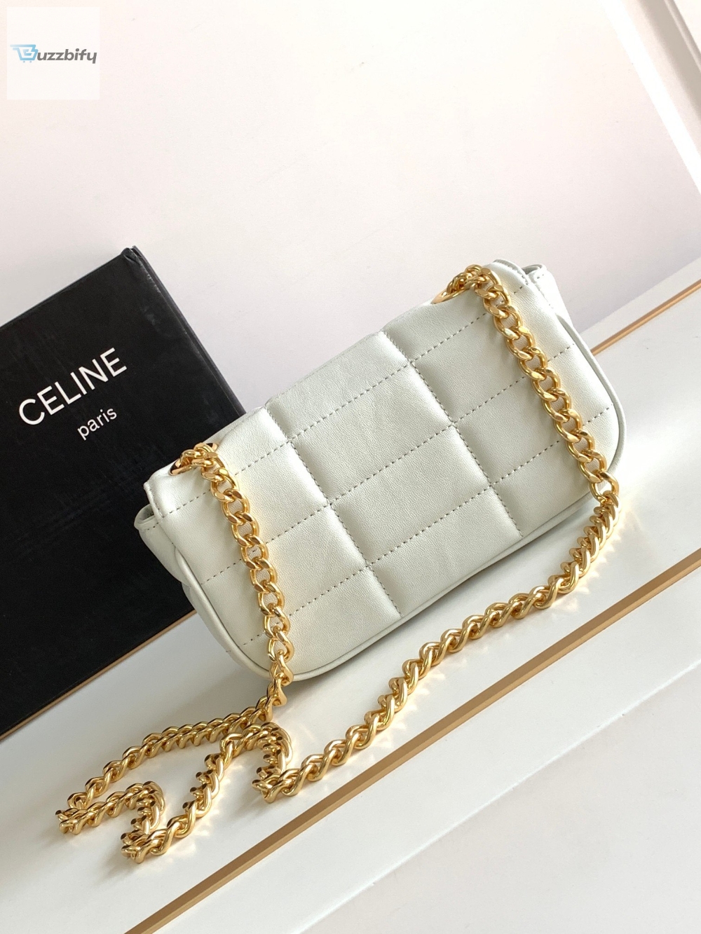 celine-mini-shoulder-chain-matelasse-monochrome-blackwhite-for-women-18cm-7in-10l333ewj-7