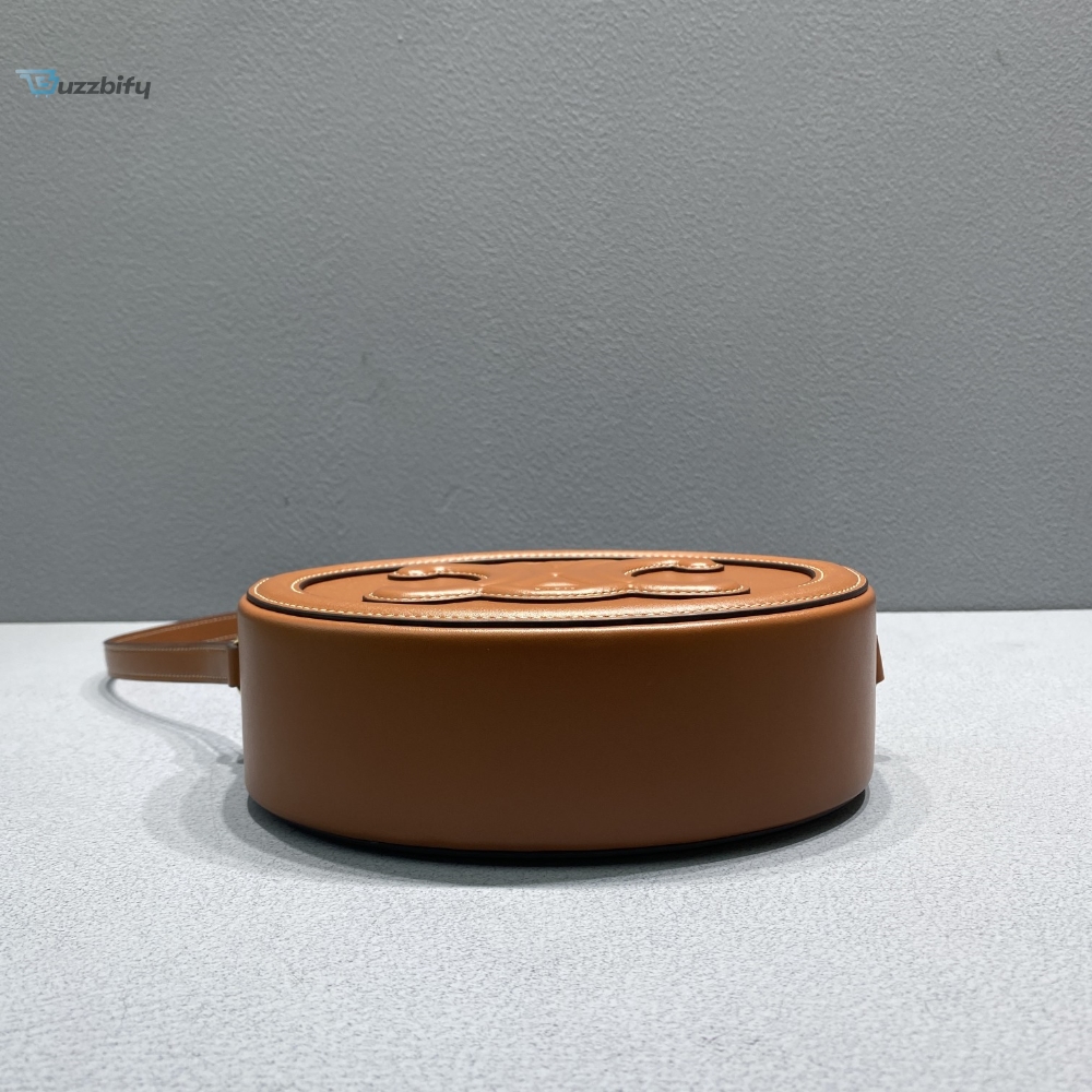 Celine Oval Bag Cuir Triomphe Brown For Women 8In20cm 198603Dxc.04Lu