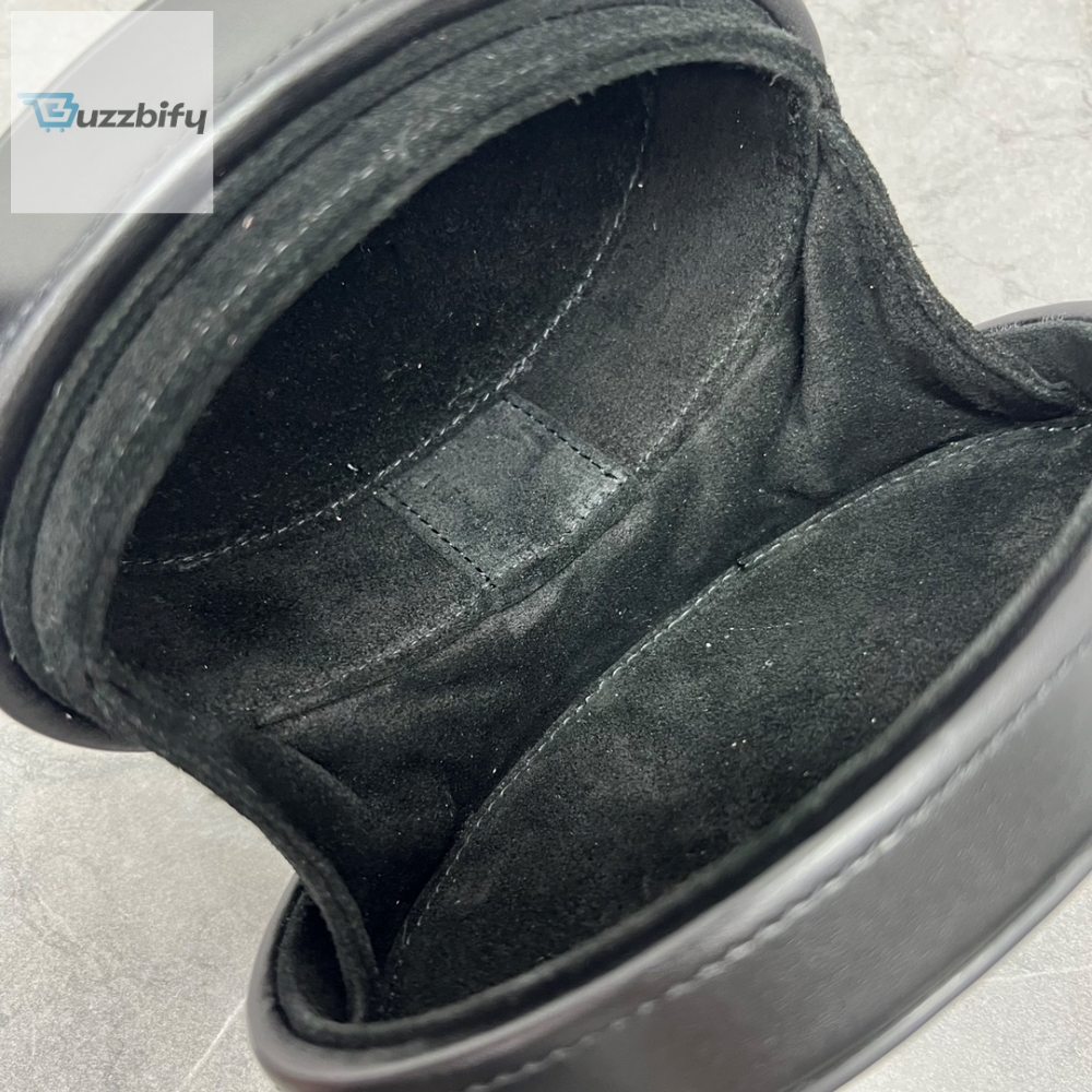 Celine Oval Minaudiere Cuir Triomphe Black For Women 6In11.5Cm