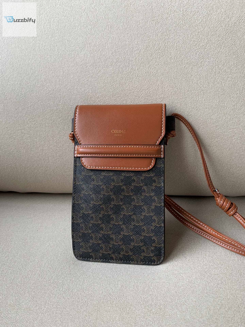 celine-phone-pouch-with-flap-in-triomphe-canvas-and-lambskin-tan-for-women-7in18cm-10g332cqd