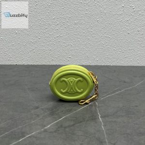 Celine Pulse Cuir Triopee With Hooks  Soft Green For Women 3In8cm