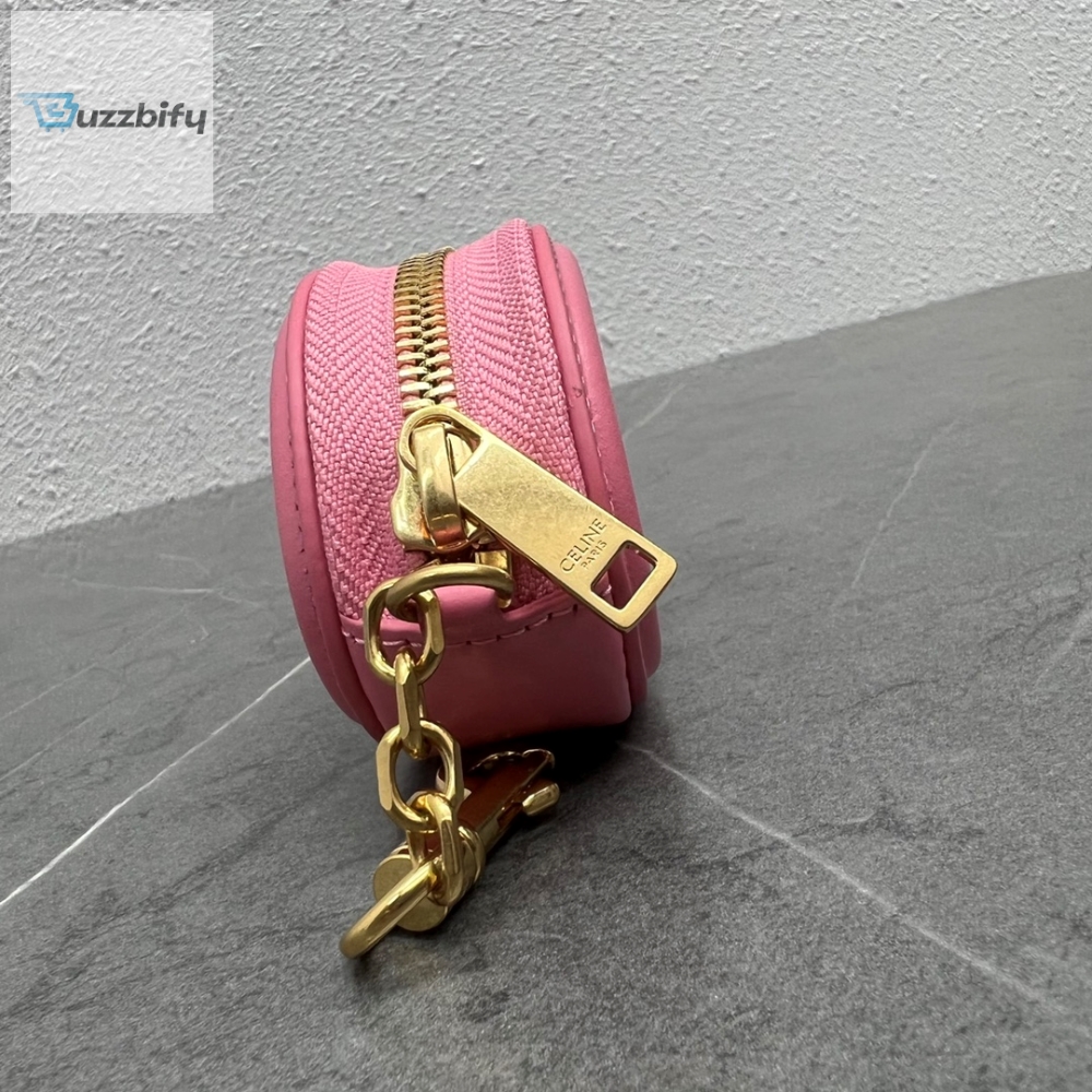 Celine Pulse Cuir Triopee With Hooks Soft Pink For Women 3In8cm 10I863dpq.25Fo