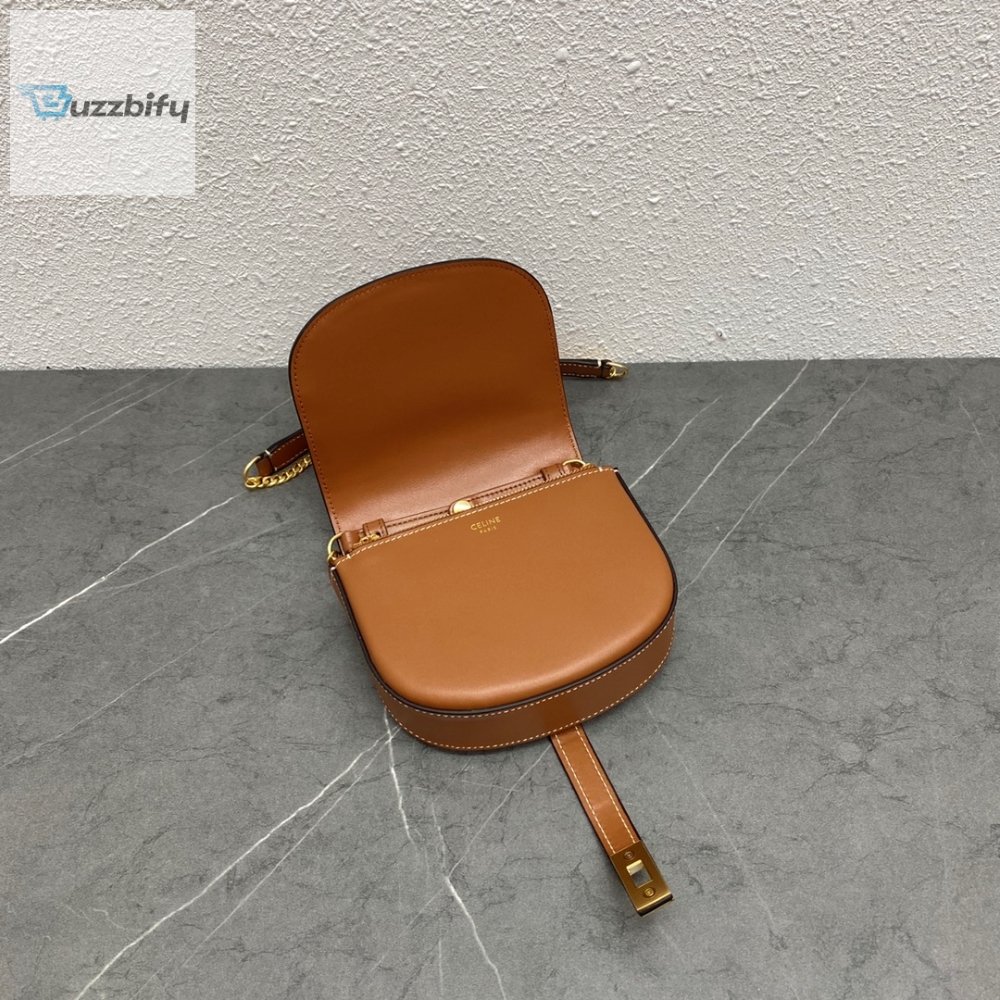 Celine Small 16 Wallet On Chain Tan For Women 6In14cm 10G453cq7.04Lu