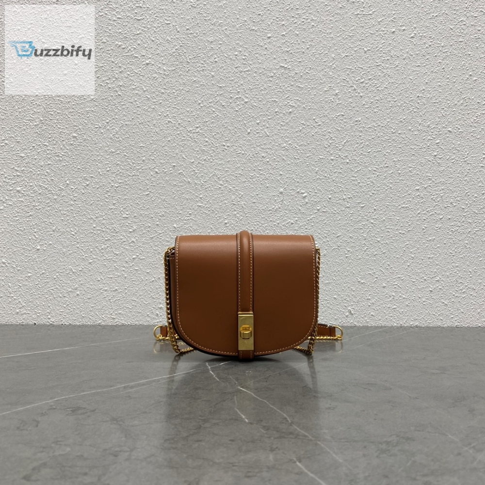 Celine Small 16 Wallet On Chain Tan For Women 6In14cm 10G453cq7.04Lu