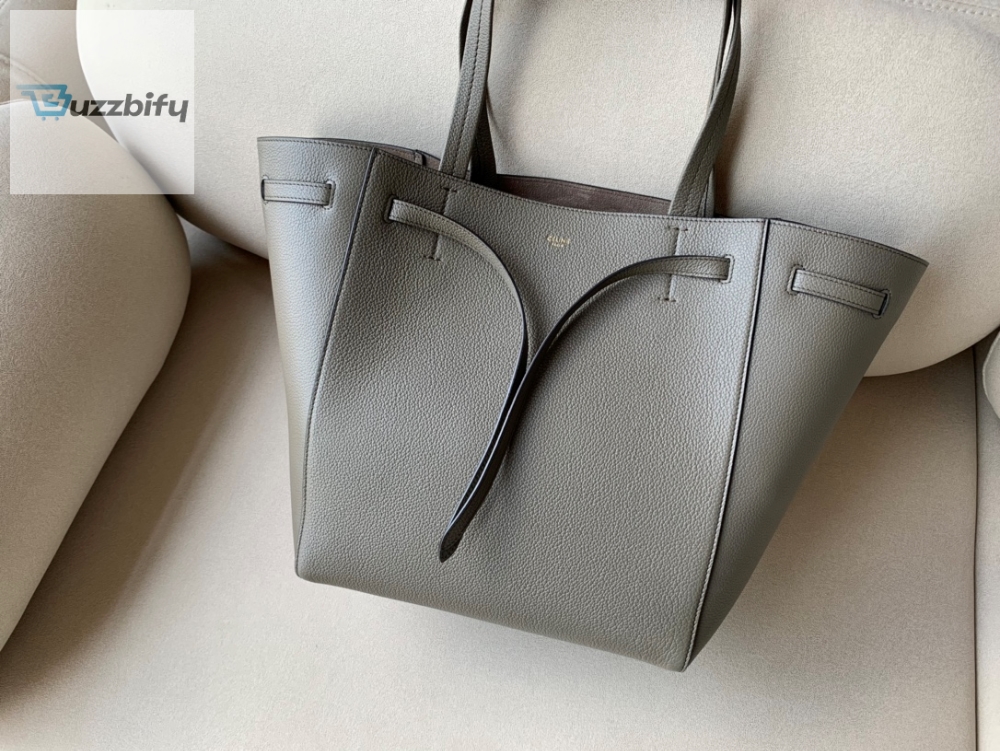 Celine Small Cabas Phantom In Soft Grained Brown For Women 12In31cm