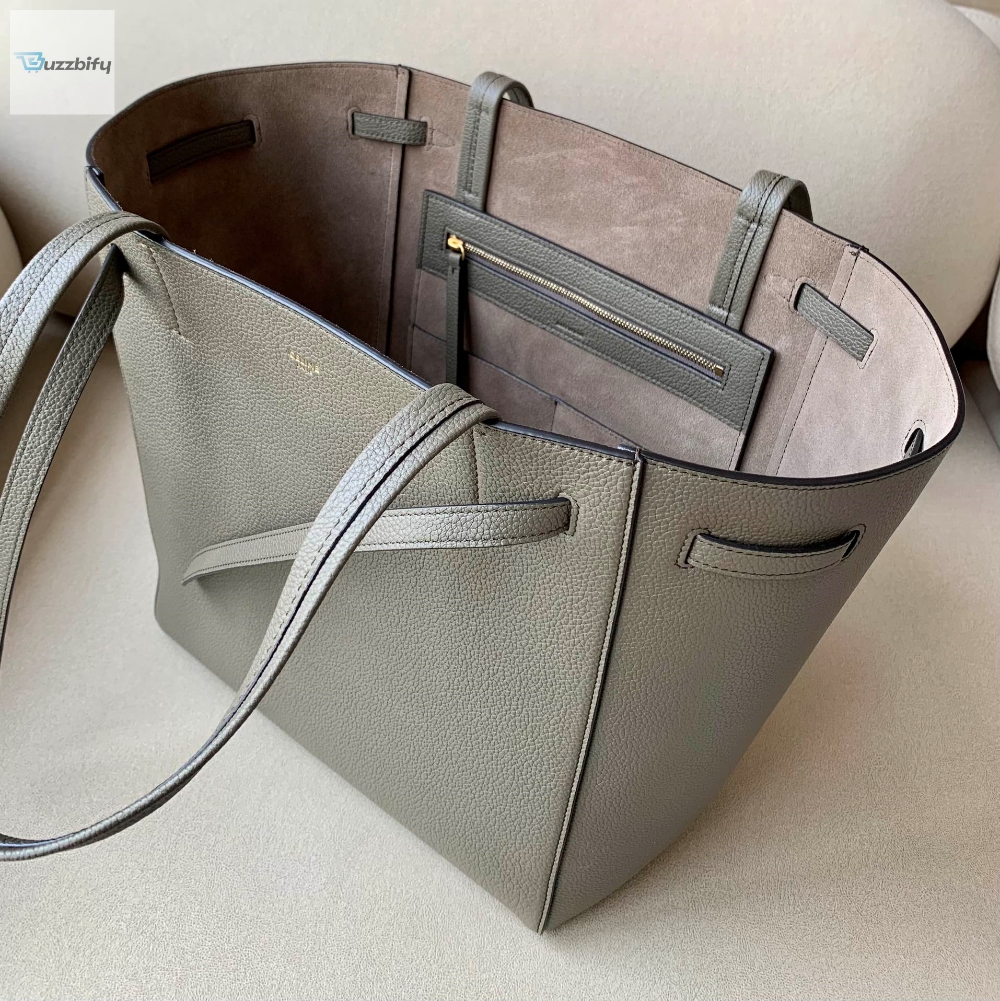 Celine Small Cabas Phantom In Soft Grained Brown For Women 12In31cm