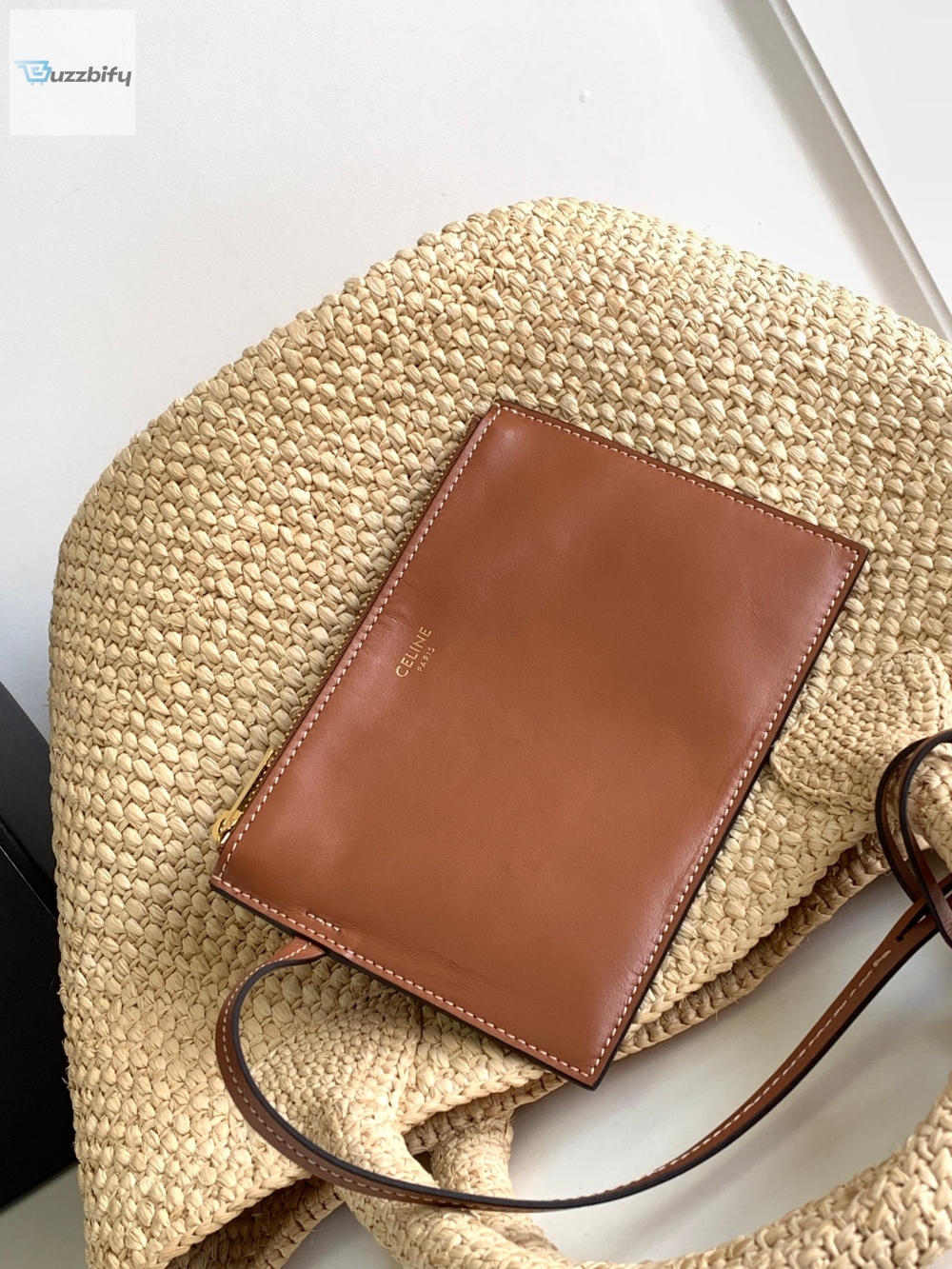 celine-supple-small-triomphe-classic-panier-beige-for-women-23cm-9in-114352ff7-2