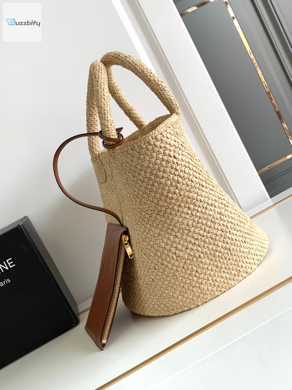 celine-supple-small-triomphe-classic-panier-beige-for-women-23cm-9in-114352ff7-6