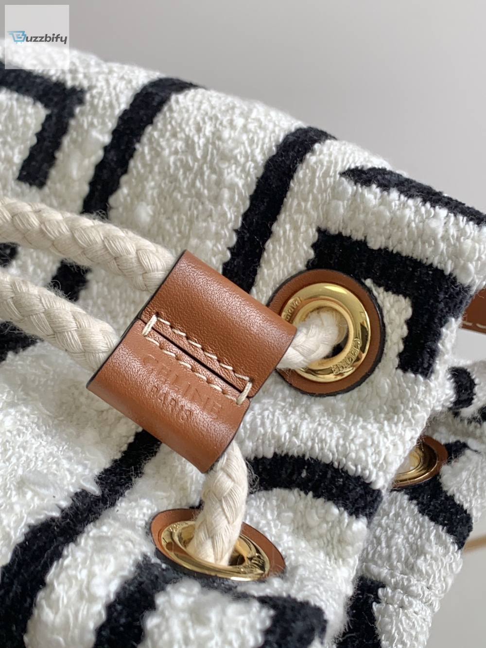 celine-teen-drawstring-in-textile-with-celine-allover-whiteblack-for-women-7in-29cm-buzzbify-2-2