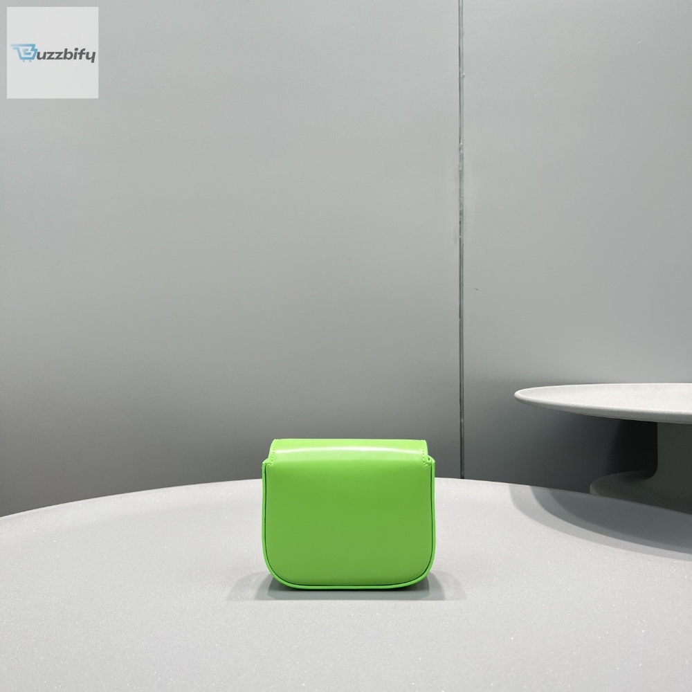 Celine Teen Triomphe Bag Green For Women 7In19cm