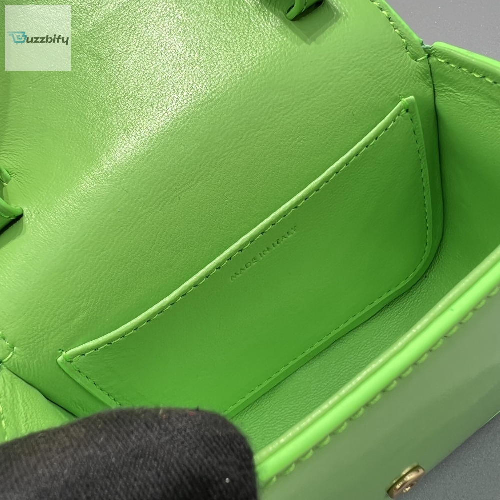 Celine Teen Triomphe Bag Green For Women 7In19cm