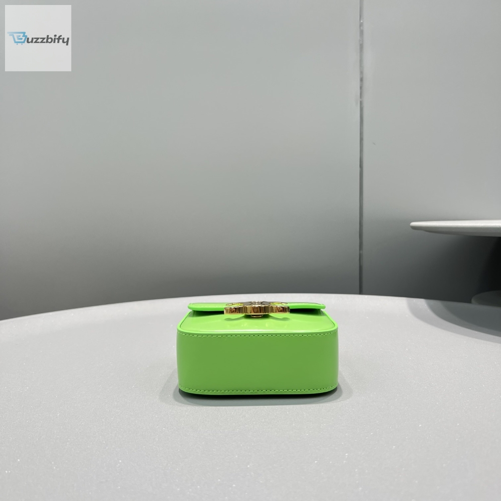 Celine Teen Triomphe Bag Green For Women 7In19cm