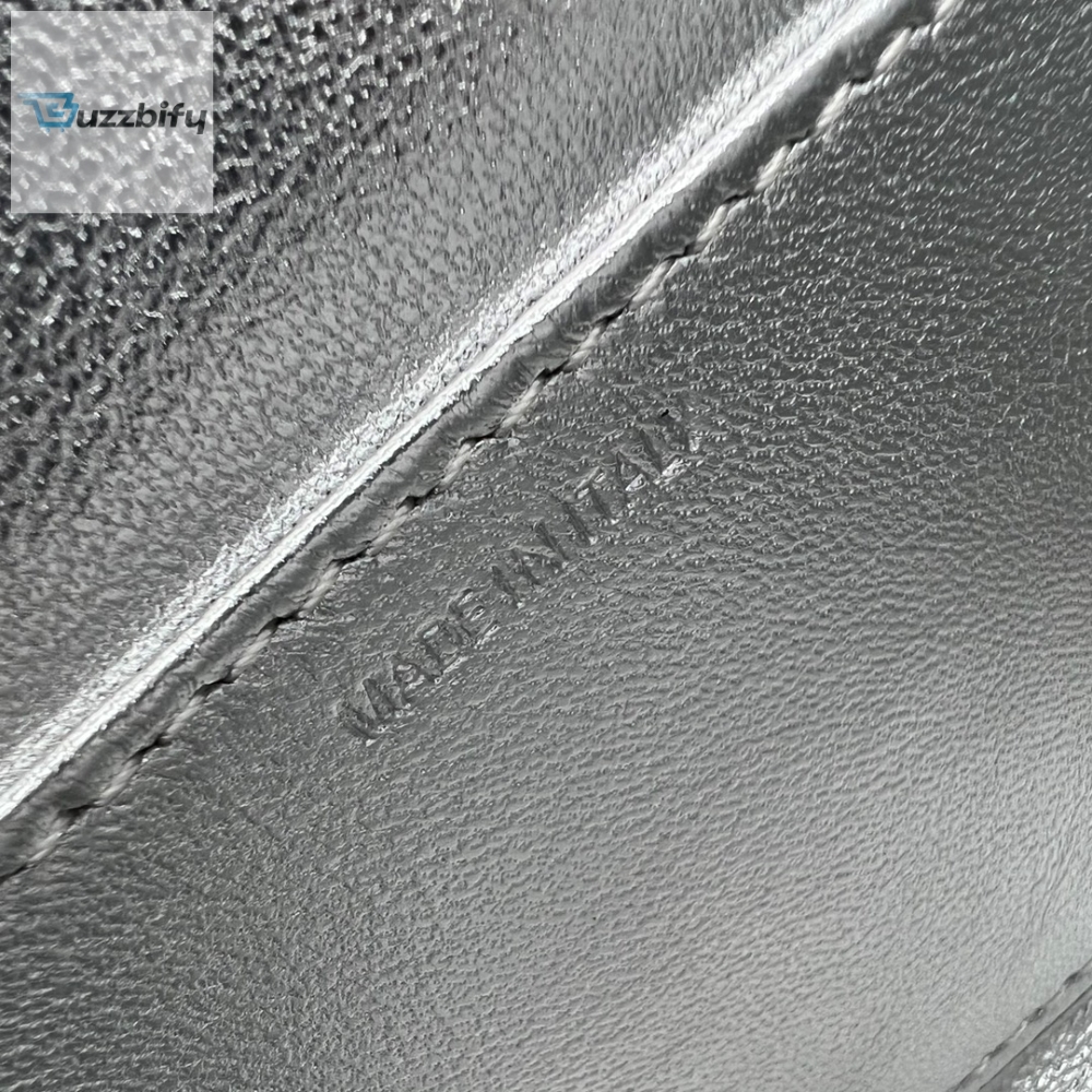 Celine Teen Triomphe Bag Silver For Women 7In19cm