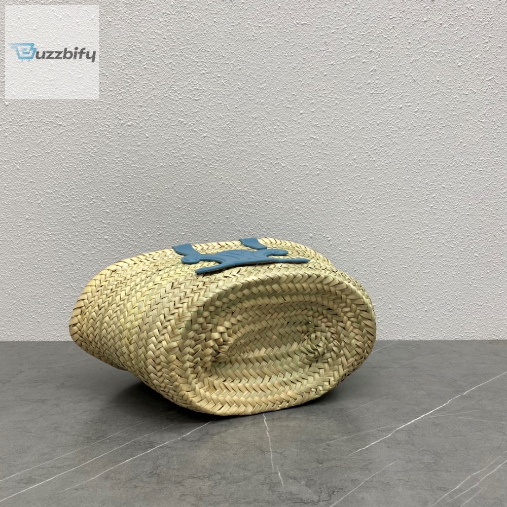 celine-teen-triomphe-celine-classic-panier-in-palm-leaves-and-lizard-blue-for-women-8in20cm-buzzbify-2-2