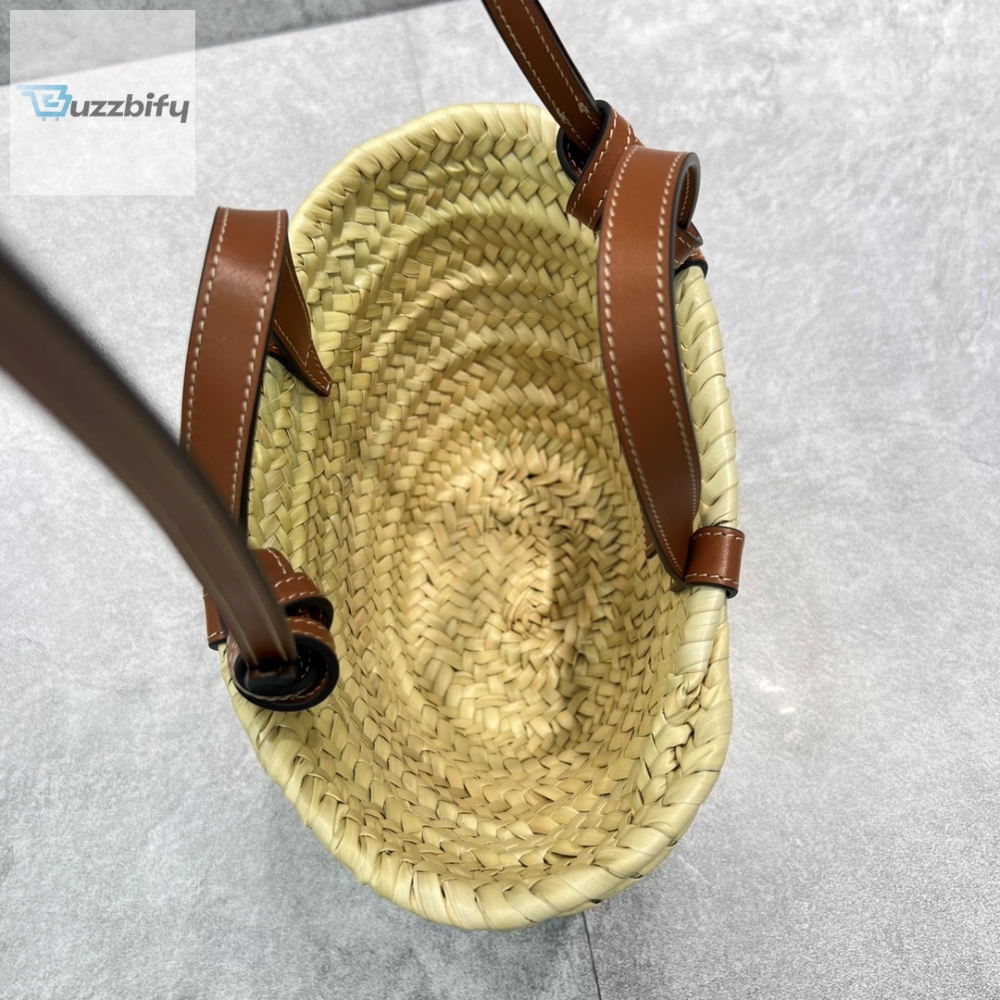 Celine Teen Triomphe Classic Pannier Tote Tan For Women 8In20cm