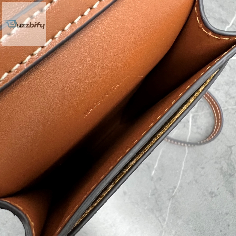 Celine Vertical Mobile Pouch Triomphe Tan For Women 6In19cm 10J092dqb.04Lu