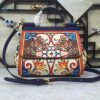 Dolce  Gabbana 90S Sicily Bag With Logo Print Multicolor For Women 10.2In26cm Dg