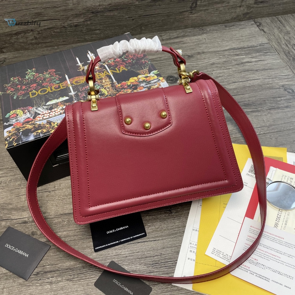 Dolce Gabbana Dg Girls Bag In Quilted Nappa Burgundy For Women 10.6In27cm Dg