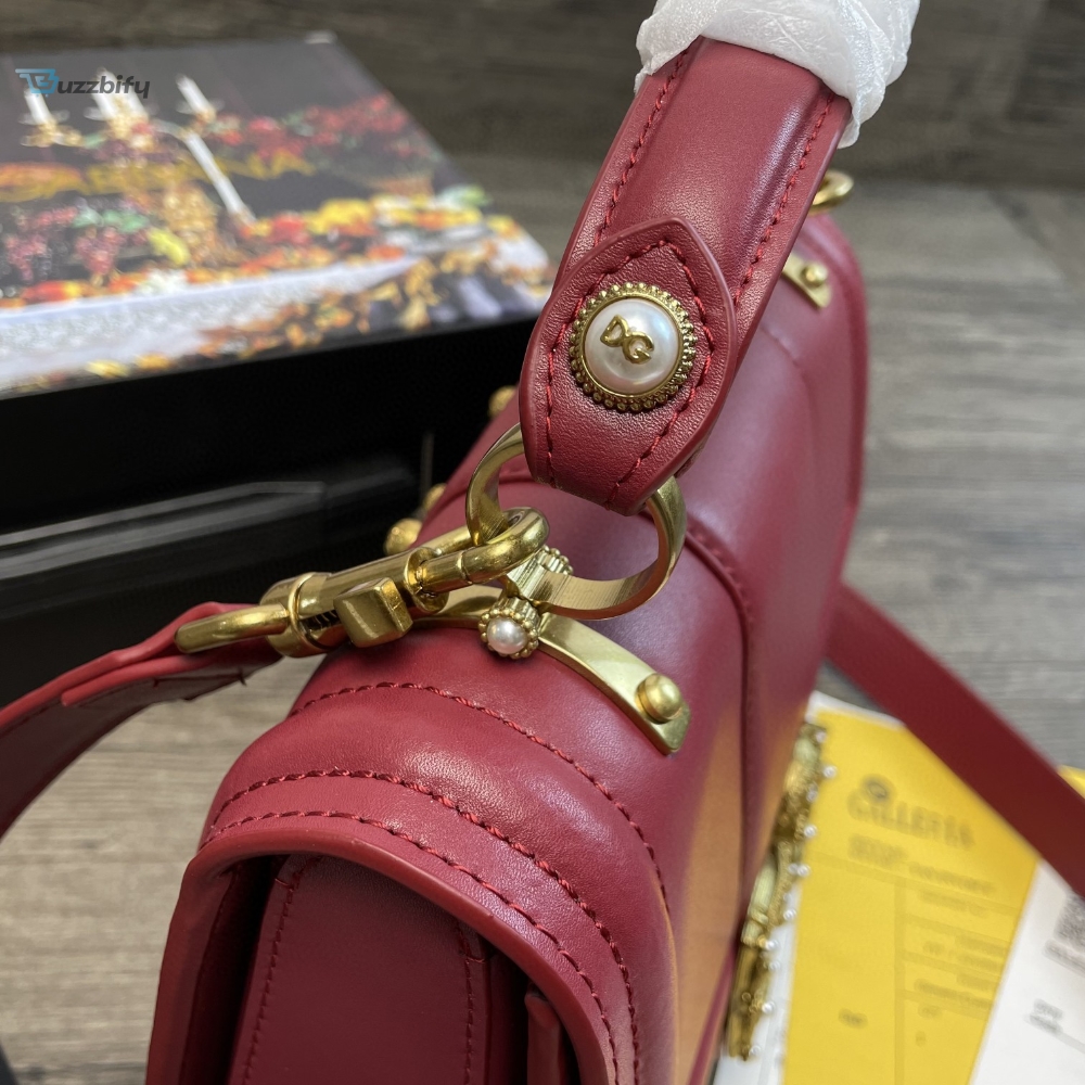 Dolce Gabbana Dg Girls Bag In Quilted Nappa Burgundy For Women 10.6In27cm Dg