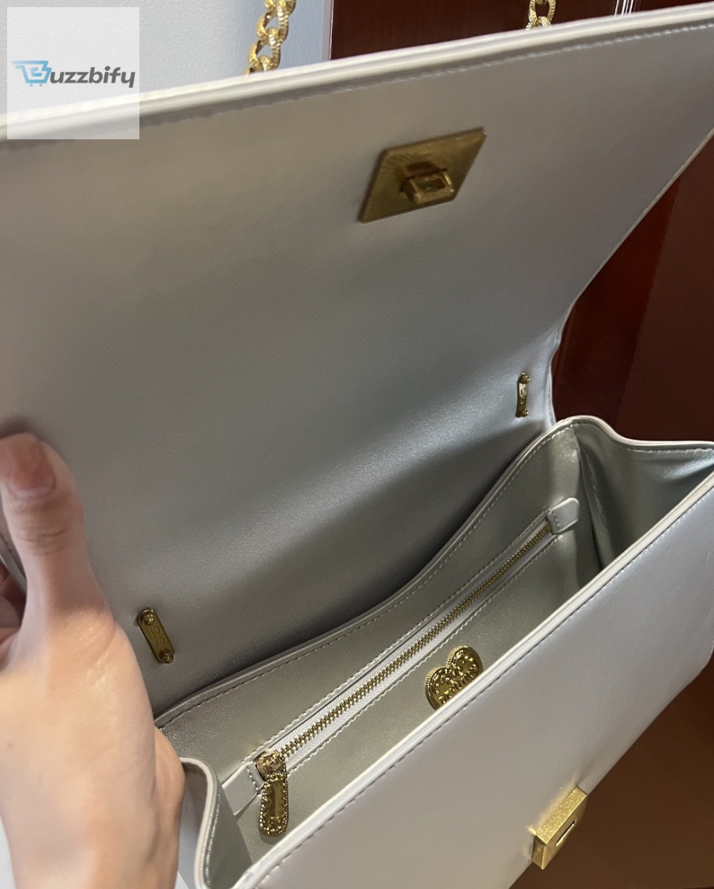 Dolce Gabbana Large Devotion Bag In Quilted Nappa Silver For Women 10In26cm Dg