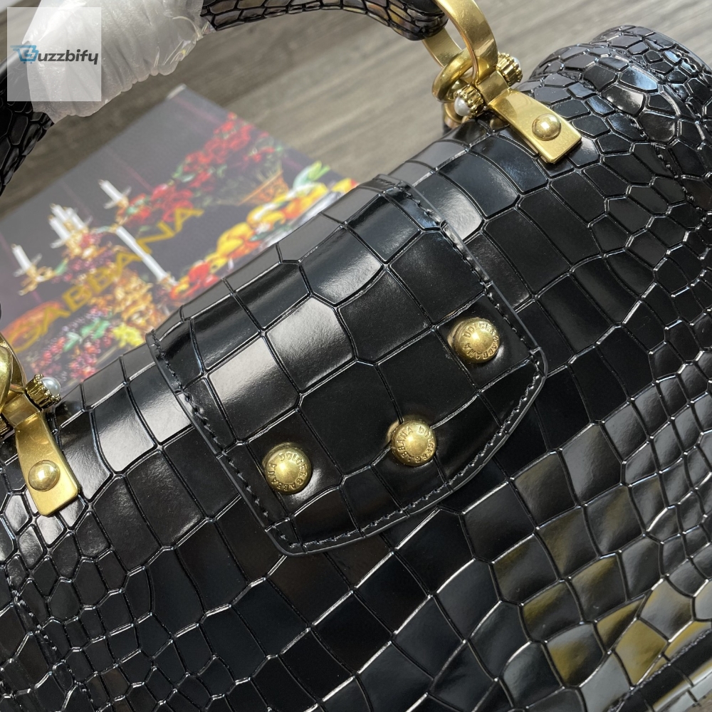 Dolce Gabbana Print Dg Girls Bag Black For Women 10.6In27cm Dg