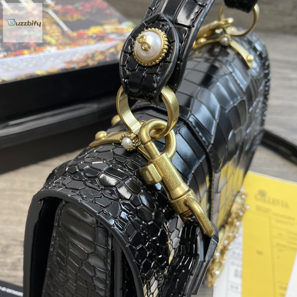 Dolce Gabbana Print Dg Girls Bag Black For Women 10.6In27cm Dg