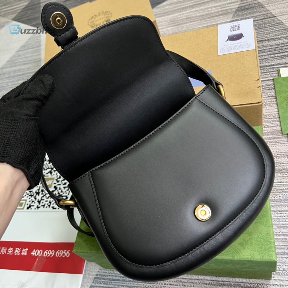 Gucci Aria Shoulder Bag Black For Women Womens Bags 10.2In25cm Gg