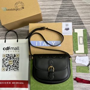 Gucci Aria Shoulder Bag Black For Women Womens Bags 10.2In25cm Gg