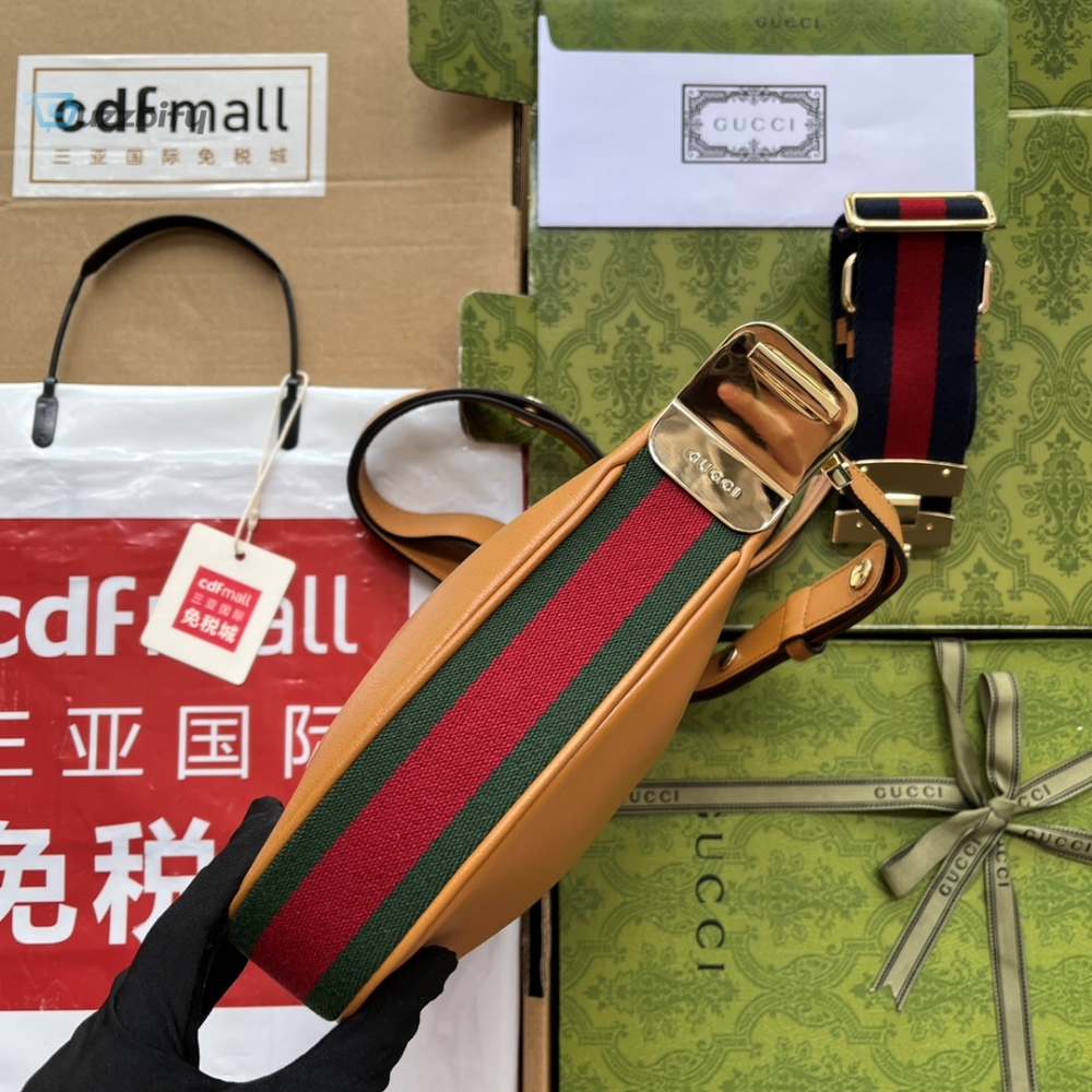 Gucci Atache Small Shoulder Bag Brown For Women Womens Bags 9In23cm Gg