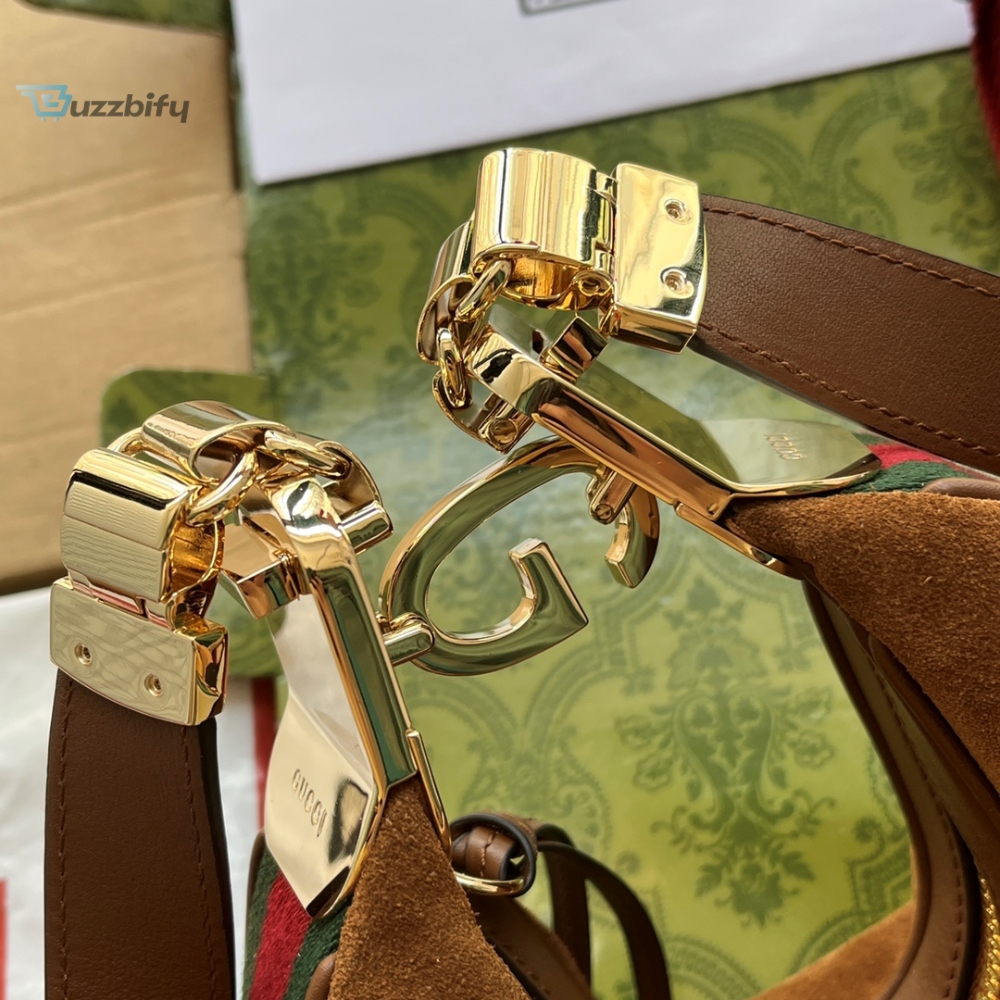 Gucci Atache Small Shoulder Bag Dark Brown For Women Womens Bags 9In23cm Gg