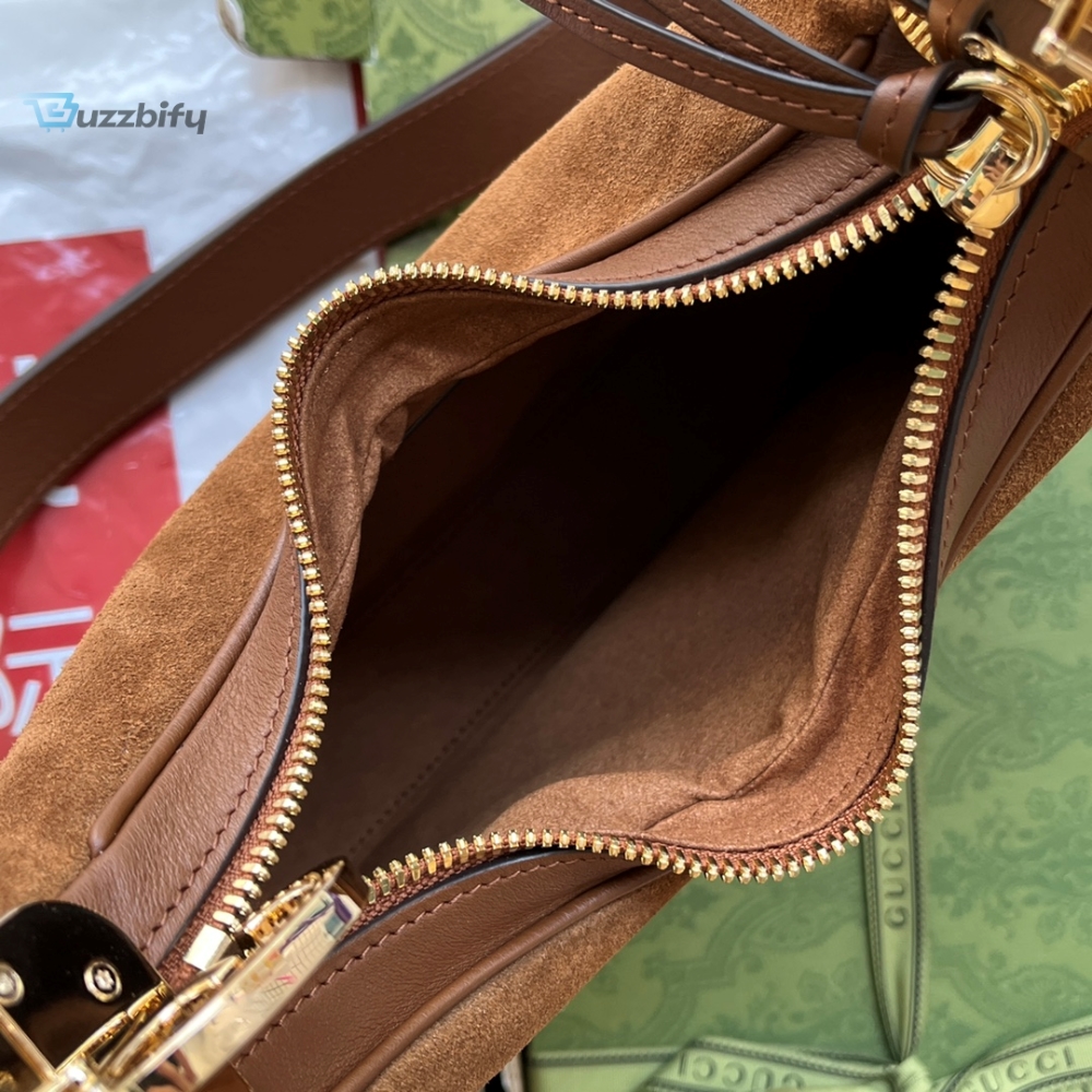 Gucci Atache Small Shoulder Bag Dark Brown For Women Womens Bags 9In23cm Gg