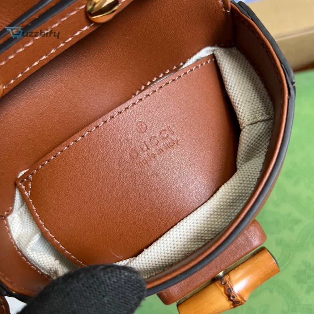 Gucci Bamboo Mini Handbag Red For Women Womens Bags 6.2In16cm Gg