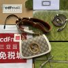 Gucci Blondie Mini Bag Brown And White For Women Womens Bags 8.7In22cm Gg
