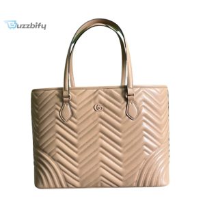 Gucci Casual Style Logo Totes Creamblack For Women 38.5Cm  15.1In 739684 Daaah 2754