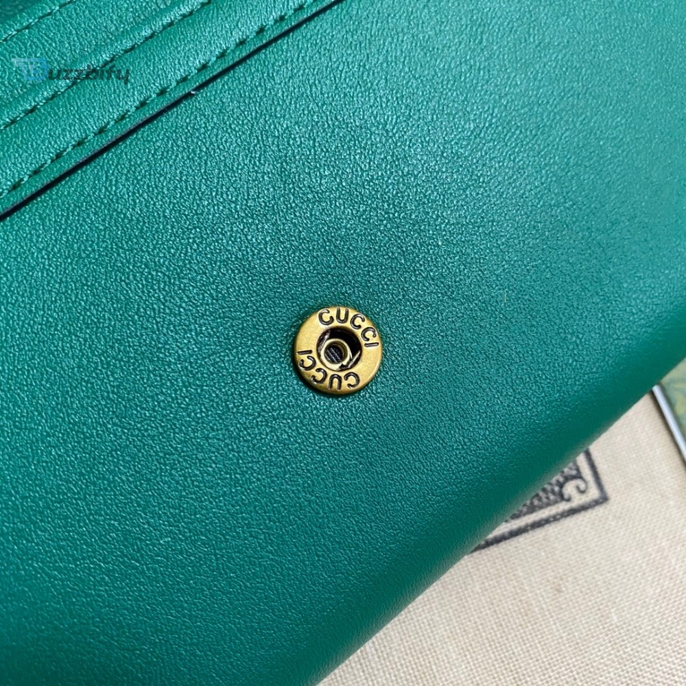 Gucci Diana Chain Wallet With Bamboo Green For Women Womens Bags 7.4In19cm Gg