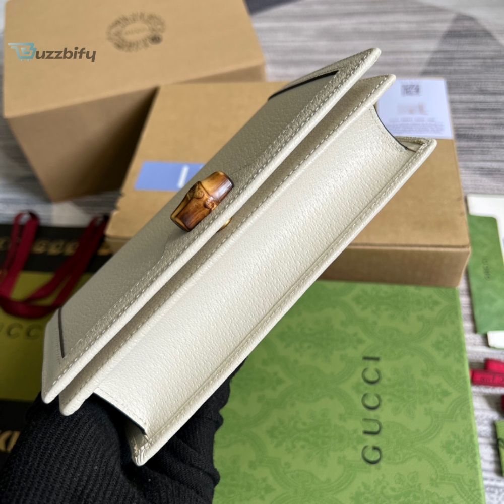 Gucci Diana Mini Bag With Bamboo White For Women Womens Bags 7.5In19cm Gg