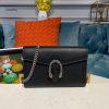 Gucci Dionysus Mini Chain Bag Black Metalfree Tanned For Women 8In20cm Gg 401231 Caogn 8176