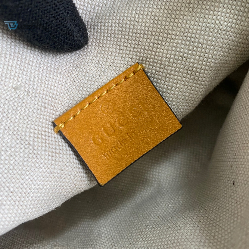 Gucci Gg Embossed Belt Bag Yellow Gg Embossed For Men 9.1In23cm Gg