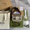 Gucci Horsebit 1955 Gg Mini Bag White For Women Womens Bags 8In21cm Gg