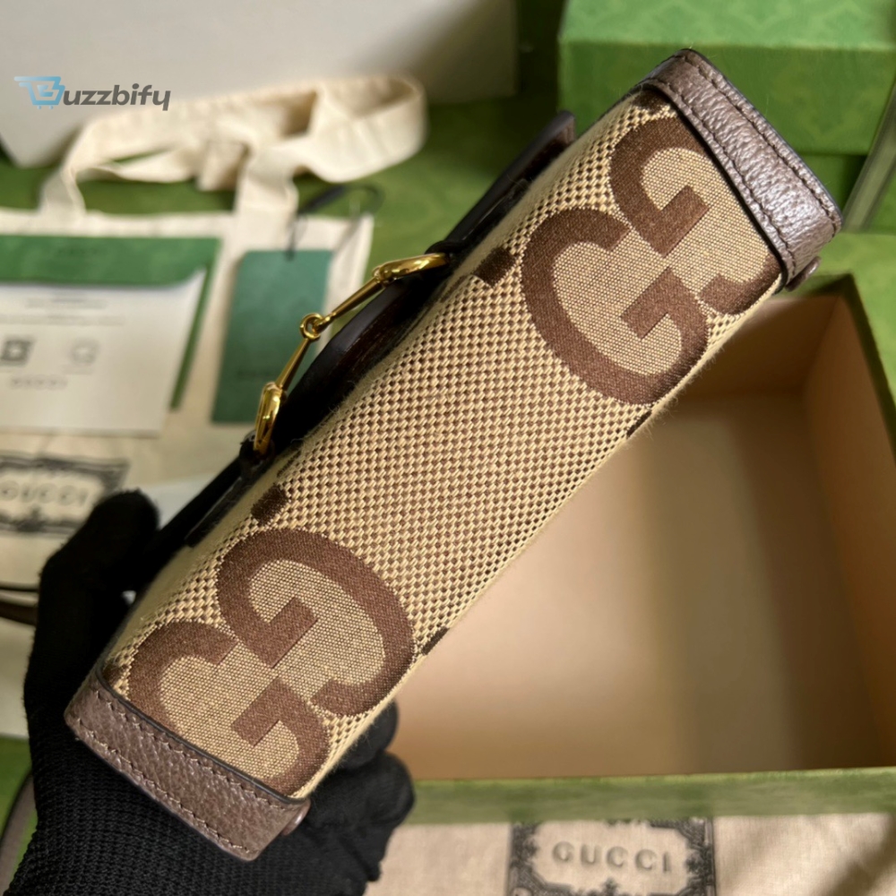 Gucci Horsebit 1955 Mini Bag Brown For Women Womens Bags 7.1In18cm Gg