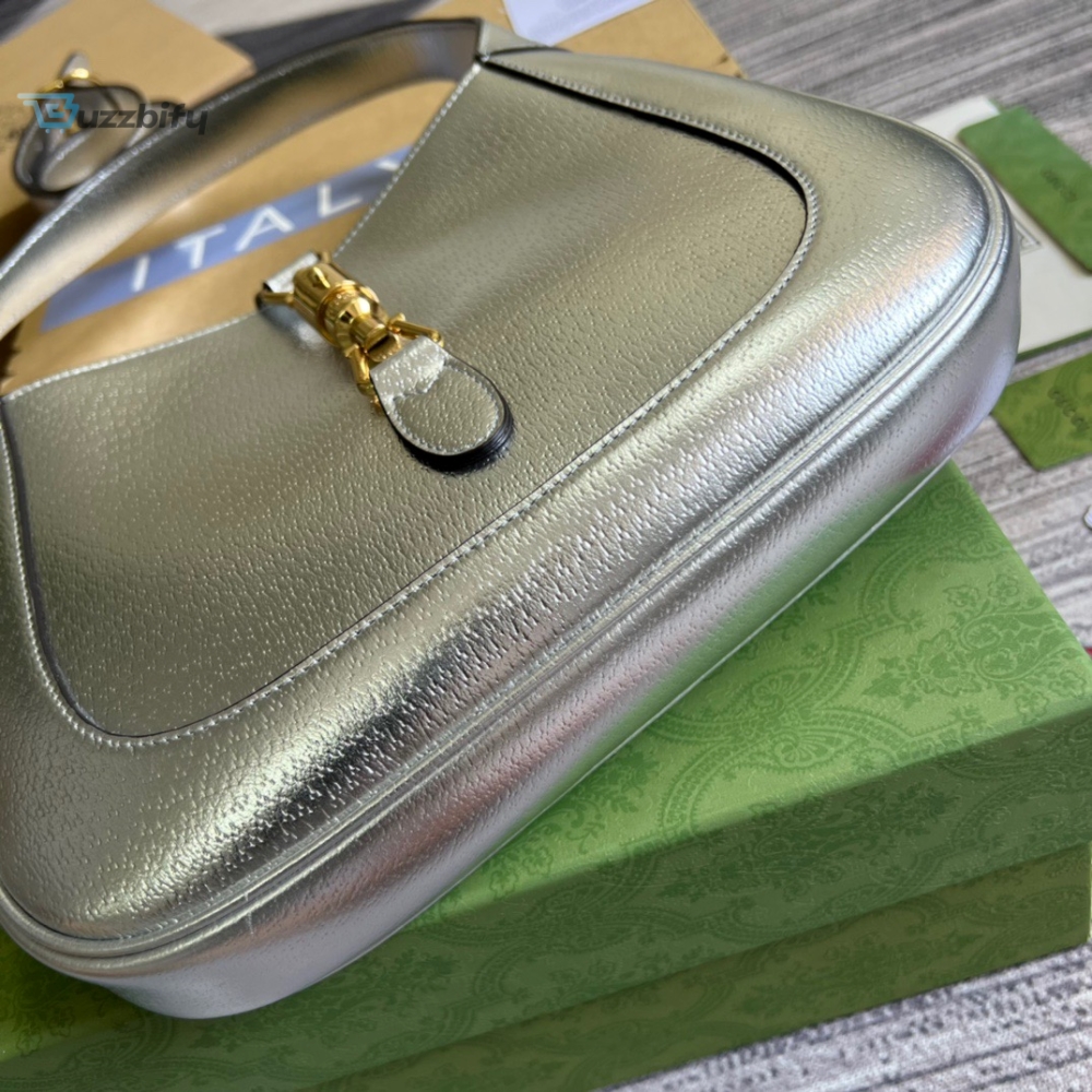 Gucci Jackie 1961 Small Shoulder Bag Silver For Women Womens Bags 10.8In28cm Gg