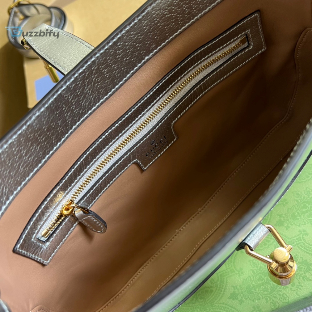 Gucci Jackie 1961 Small Shoulder Bag Silver For Women Womens Bags 10.8In28cm Gg