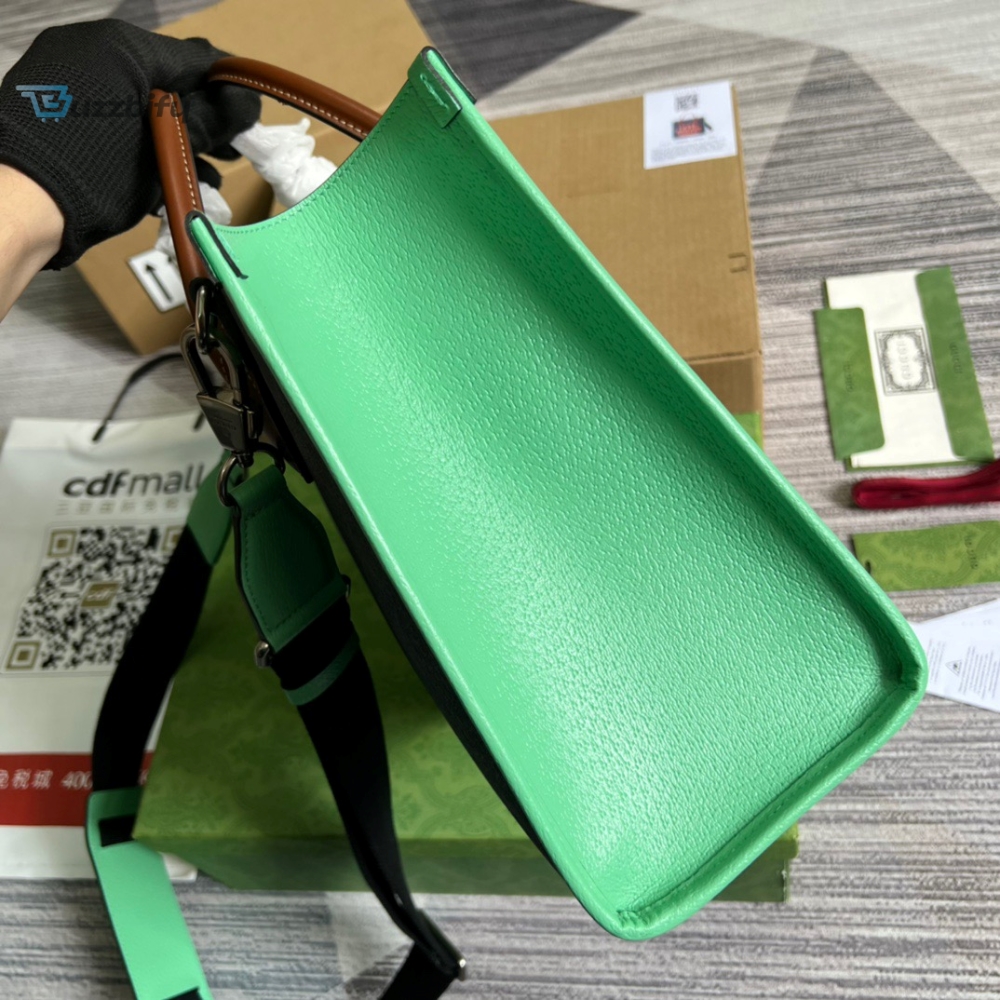 Gucci Love Parade Gucci Tote Bag Green For Women Womens Bags 12.2In31cm Gg