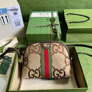 Gucci Ophidia Jumbo Gg Small Shoulder Bag Brown For Women Womens Bags 9.3In24cm Gg 499621 Ukmig 2570